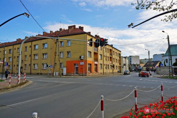 Skrzyżowanie ulic Krakowskie Przedmieście, Piłsudskiego, 18 Stycznia - Wieluń