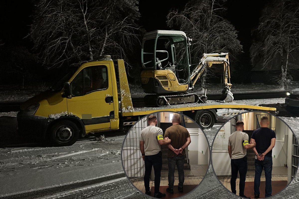 Ukradziony w Niemczech sprzęt odnaleziony w powiecie wieluńskim. Dwie osoby zatrzymane